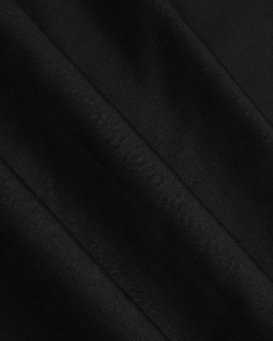 Meer-e-Khaas Premium Black Boski Men’s Unstitched Paki Suit – Four Season Wash & Wear Fabric