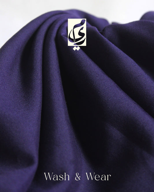 Meer-e-Khaas Premium Midnight Purple Men’s Unstitched Paki Suit – Four Season Wash & Wear Fabric